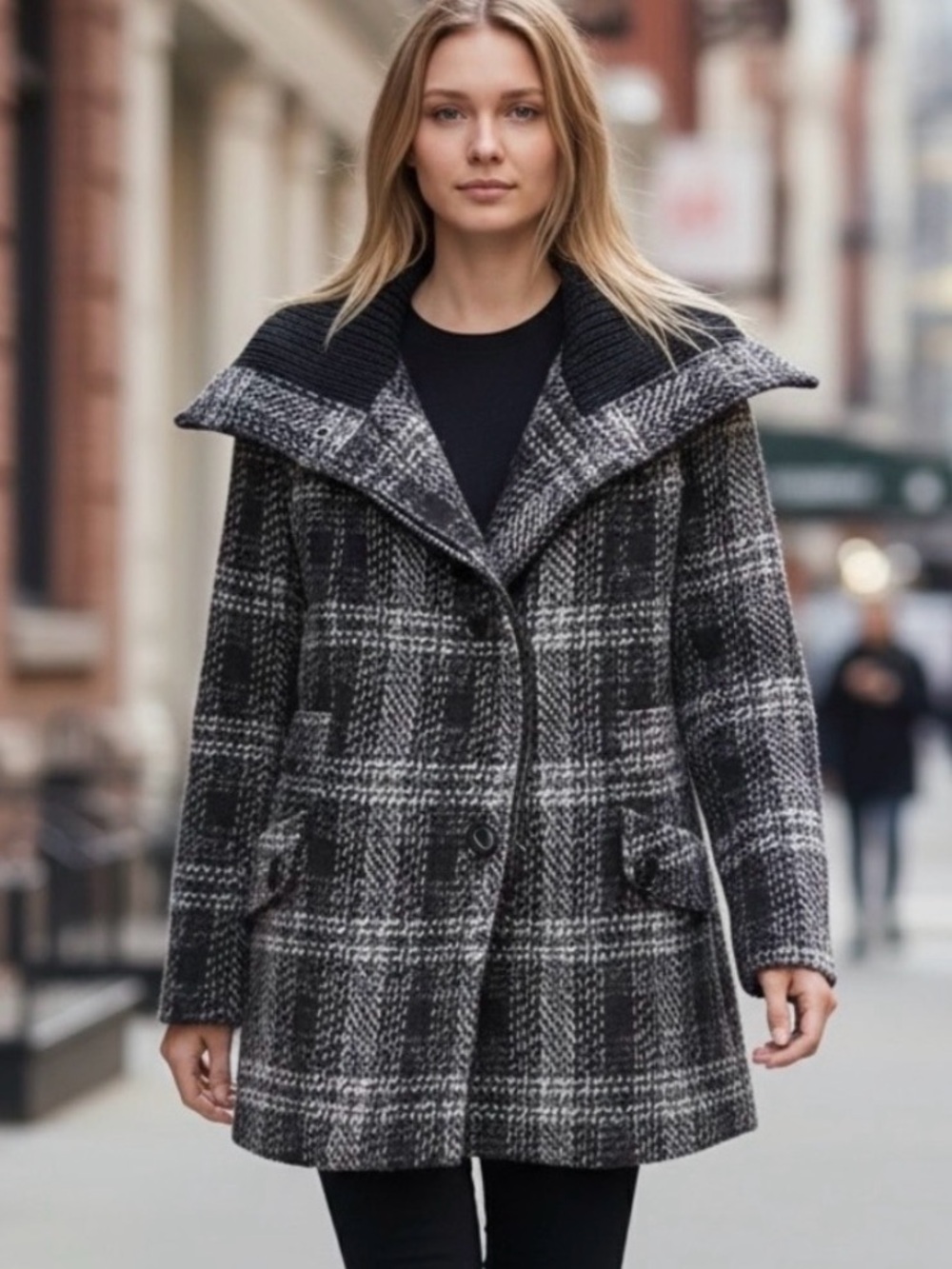 JEANS BY BUFFALO WOOL BLEND COAT